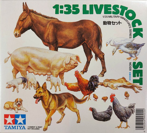 Tamiya 1/35 Livestock Set