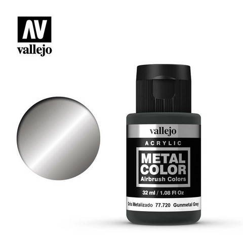 Vallejo Metal Color 77.720 Gunmetal Grey 32ml