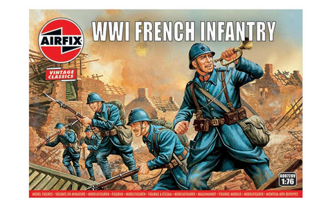 Airfix 1/76 WWI French Infantry (Vintage Classics)