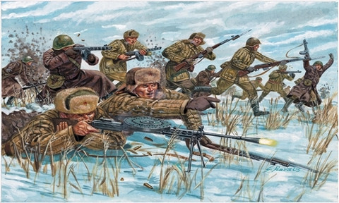 Italeri 1/72 Russian Infantry (Winter uniform)