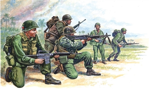 Italeri 1/72 Vietnam War American Special Forces - Harrasteässä