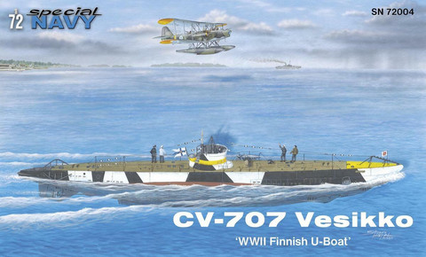Special Hobby 1/72 CV-707 Vesikko 'WWII Finnish U-Boat'