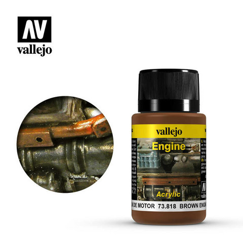 Vallejo Weathering Effects 73.818 Brown Engine Soot