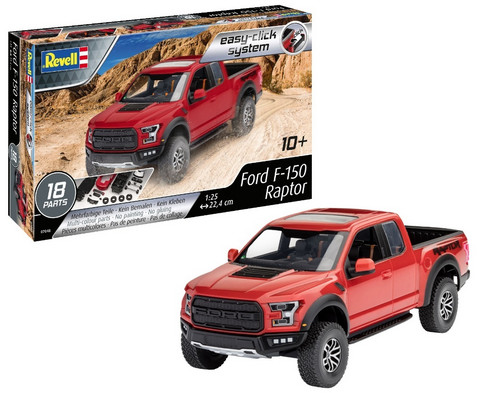 Revell 1/25 Ford F-150 Raptor EASY CLICK aloituspakkaus