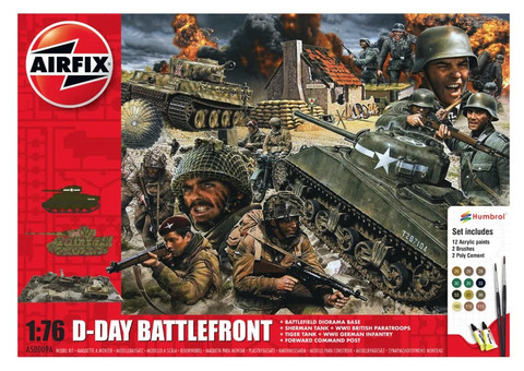 Airfix 1/72 D-Day Battlefront Gift Set aloituspakkaus