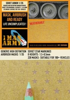 1ManArmy 1/35 Soviet Stars Full maalausmaski