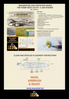 1ManArmy 1/32 A-26B Invader maalausmaski