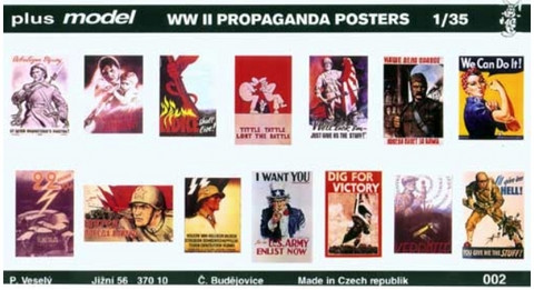 Plus Model 1/35 WW II Propaganda Posters