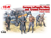 ICM 1/48 German Luftwaffe Pilots and Ground Personnel (1939-1945)