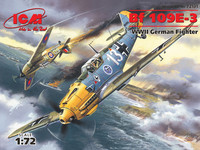 ICM 1/72 Bf 109E-3 WWII German Fighter