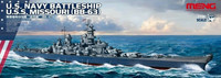 Meng 1/700 U.S. Navy Battleship U.S.S. Missouri (BB-63)