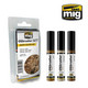 Ammo by Mig Oilbrusher Set Earth Colors 3 x 10ml