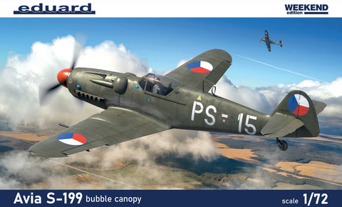 Eduard 1/72 Avia S-199 Bubble Canopy (Weekend Edition)