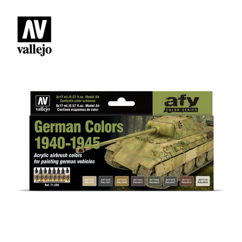 Vallejo Model Air 71.206 German Colors 1940-1045 maalisetti 8x17ml