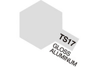 Tamiya TS-17 Gloss Aluminum (Gloss) 100ml spraymaali