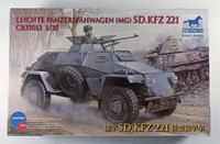 KÄYTETTY Bronco 1/35 Leichte Panzerspähwagen (MG) SD.KFZ 221