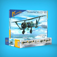 GasPatch Models 1/48 Henschel Hs 123 B1, Adolf Galland