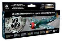 Vallejo Model Air 71.182 US Army Air Corps European theatre operations maalisetti 8x17ml