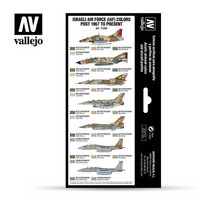 Vallejo Model Air 71.203 Israeli Air Force (IAF) Colors Post 1967 to Present maalisetti 8x17ml