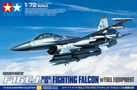 Tamiya 1/72 Lockheed Martin F-16CJ [Block 50] Fighting Falcon w/Full Equipment