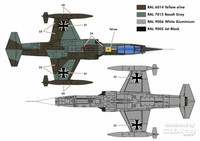 Kinetic 1/48 F-104G Luftwaffe Starfighter