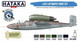 Hataka Blue Line Late Luftwaffe maalisetti 6x17ml