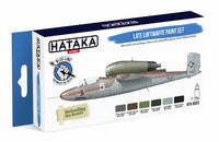 Hataka Blue Line Late Luftwaffe maalisetti 6x17ml