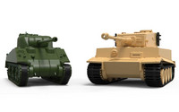 Airfix 1/72 Tiger I vs Sherman Firefly Vc aloituspakkaus