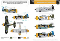 S.B.S model 1/48 Brewster Model B-239 in Finnish Service siirtokuvat