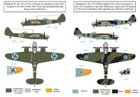 S.B.S model 1/48 Bristol Blenheim Mk.IV in Finnish Serice siirtokuvat