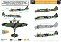 S.B.S model 1/48 Bristol Blenheim Mk.IV in Finnish Serice siirtokuvat