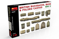 MiniArt 1/35 British Rucksacks, Bags & Folded Canvas WWII