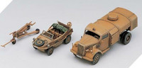 Academy 1/72 German Fuel Truck & Schwimmwagen
