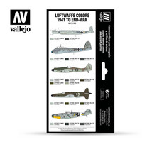 Vallejo Model Air 71.166 Luftwaffe Colors 1941 to End-War maalisetti 8x17ml