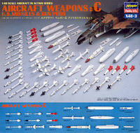 Hasegawa 1/48 Aircraft Weapons: C - U.S. Missiles & Gun Pods