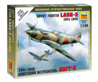 Zvezda 1/144 Soviet Fighter 1941-1945 LAGG-3 SNAP FIT