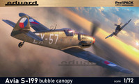 Eduard 1/72 Avia S-199 bubble canopy (Profipack)