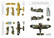 S.B.S model 1/72 Polikarpov I-153 Chaika in Finnish Service Vol. II siirtokuvat