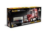 Italeri International Trucks and Trailers maalisetti 6x20ml