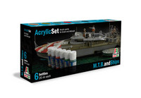 Italeri M.T.B. and Ships maalisetti 6x20ml