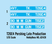 Hobby Boss 1/35 T26E4 Pershing Late Production