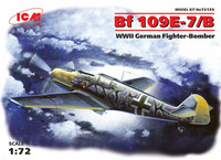 ICM 1/72 Bf 109E-7/B WWII German Fighter-Bomber