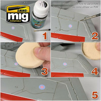 Ammo by Mig Panel Line Wash Blue Dirt 35ml