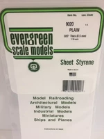 Evergreen Polystyreenilevy 0,5mm 3kpl