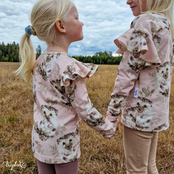 Siilit-trikoo, vaalea vaaleanpunainen