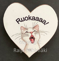 Kissamagneetti sydän nro 9