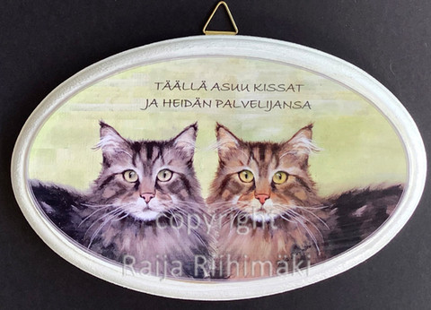 Ovikyltti kissan palvelijat, 2 kissaa