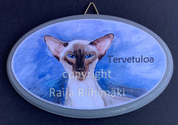 Tervetuloa kyltti, siamilainen