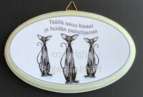 Ovikyltti kissojen palvelija, itämaiset