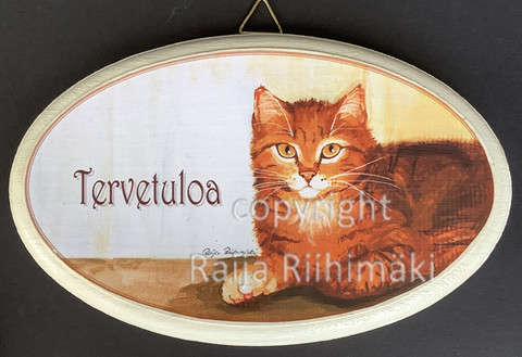Tervetuloa kyltti